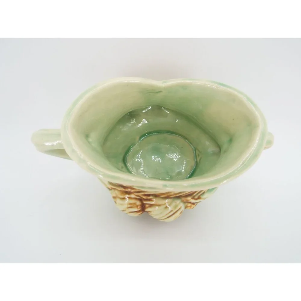 Vintage McCoy Pottery Pine Cone Creamer and Sugar Bowl Set